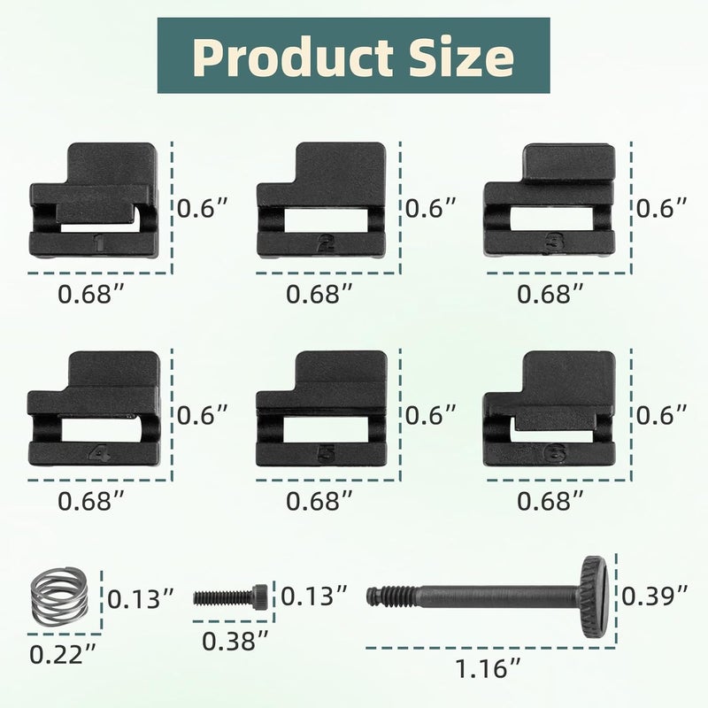 Trdzi TLR Clamp Jaw Kit 69322 for Streamlight TLR-sub 1913 Short Models Only - Tactical Flashlight Clamp Kit Compatible With Streamlight Modes 69402, 69407, 69418, 69505, Black - Image 3